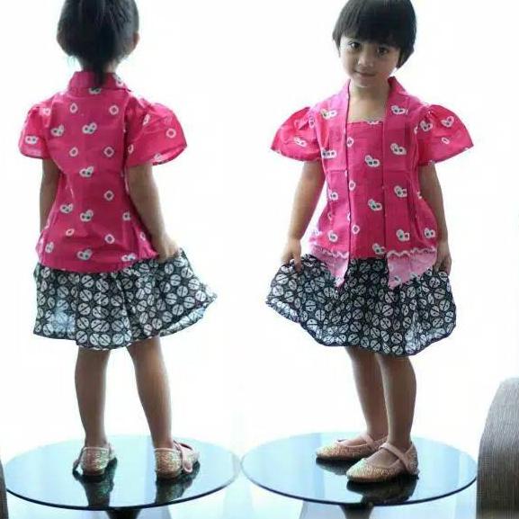Terlaris.. KEBAYA ANAK JUMPUTAN/SETELAN KUTUBARU BATIK ANAK JUMPUTAN/KEBAYA TRADISIONAL/KUTUBARU BAT