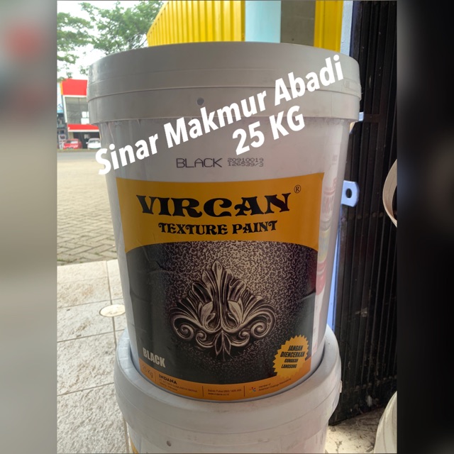 Vircan Texture Paint Base Cat Texture Cat Speaker 25 Kg Shopee Indonesia