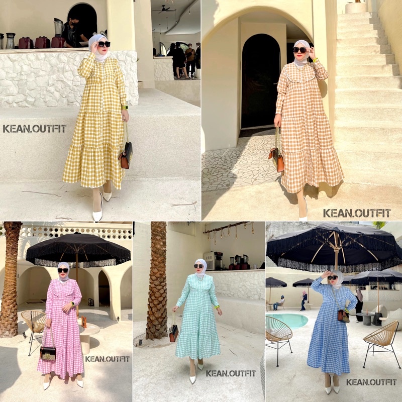SAGITA DRESS / DRESS KOTAK / FAHIRA DRESS