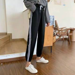  celana  joger sport bahan  crepe  all size yg biasa makai s m 