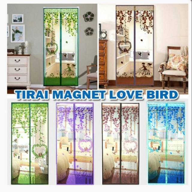 Tirai Magnet ORI ( 1 KG muat 5 Pcs ) Anti Nyamuk Serangga Baichuan Loyal Bosque ORIGINAL ( TEBAL )