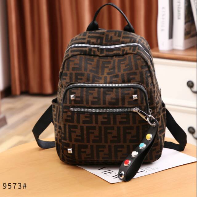 Tas ransel wanita FENDI import murah | shelaashop 🎒