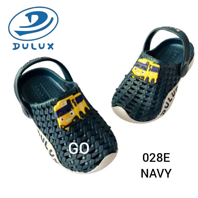 gof DULUX CQ 028ED TAYO Sandal Baim Tali Belakang Model Lucu Sandal Slop Anak Laki-Laki Model Karakter TAYO