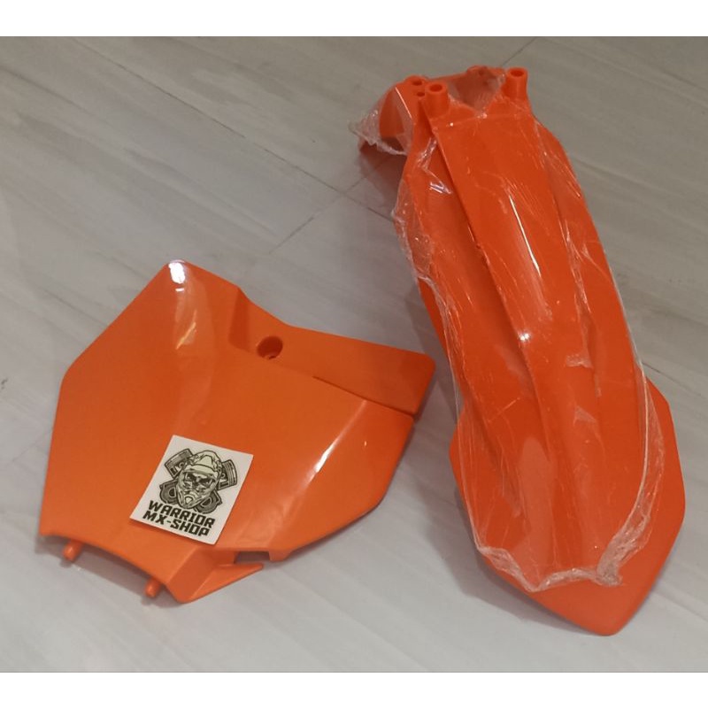spakbor supermoto ktm65  pendek import dan papan nomor ktm 2017