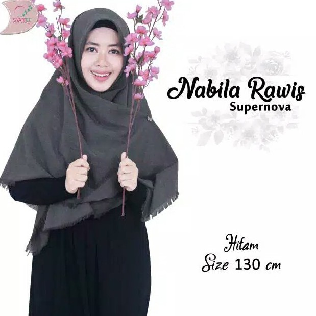 Rx Fashion Jilbab Segi Empat Rawis supernova bahan supernova