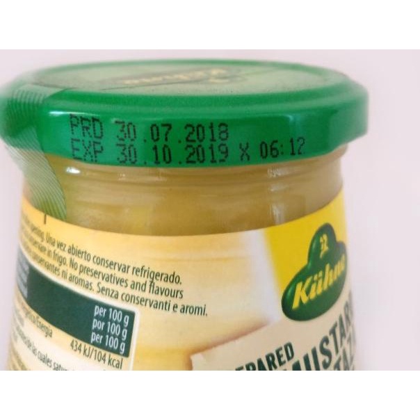 

☞ Mustard Medium Hot 255 GR KUHNE Non Halal Tanpa Pengawet & Pewarna ☟