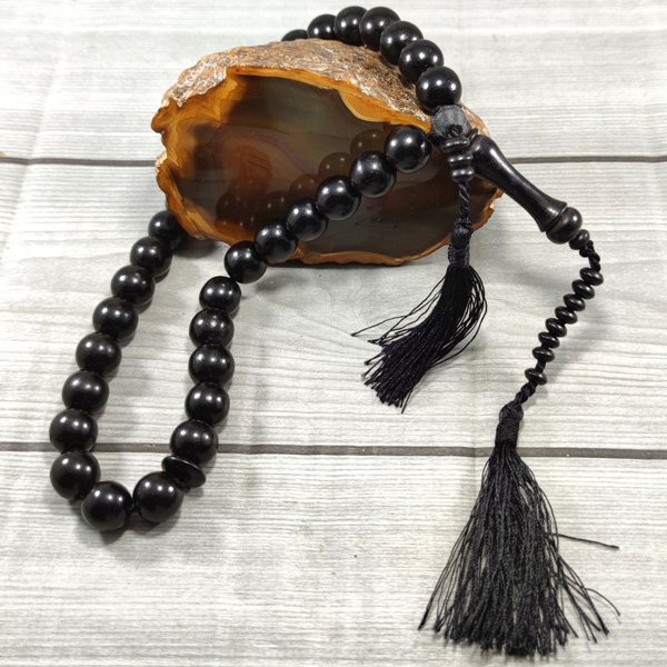 Tasbih Kayu Hitam Kemuning Hitam 33 Butir Asli Bergaransi termurah