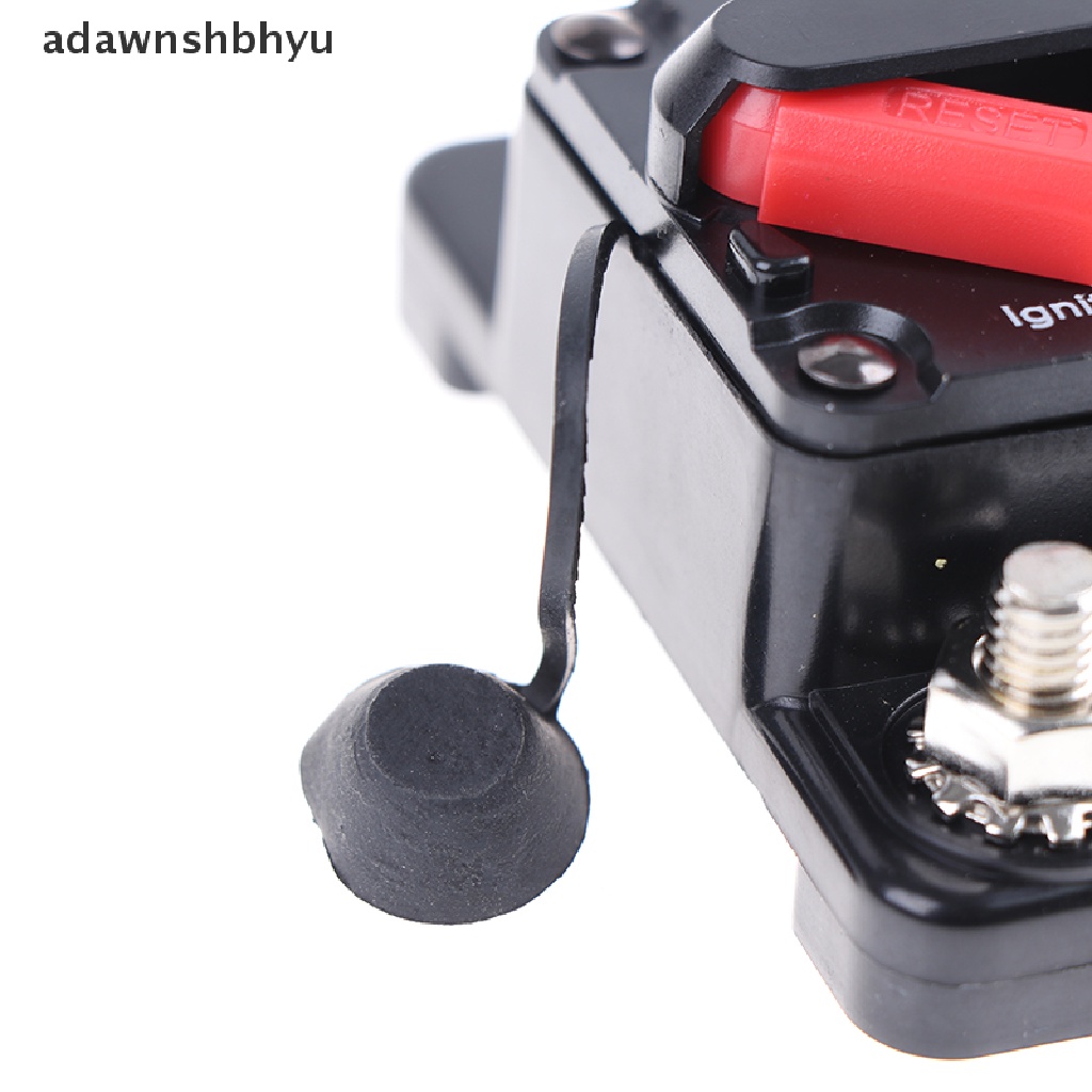 Adawnshbhyu AMP Circuit Breaker Fuse Reset 12-42V DC Mobil Perahu Auto Waterproof