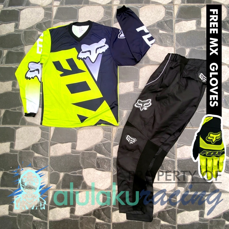 Jersey &amp; Celana MX Trail Motocross - Paket Bundling FOCT0401-F44