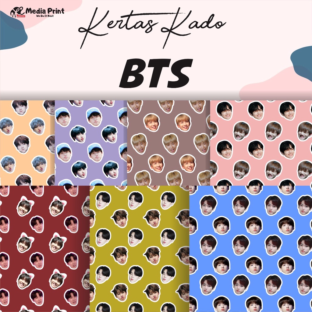 

kertas kado BTS