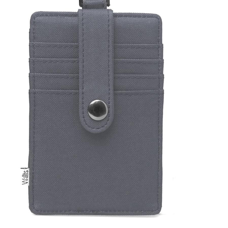 

BIG SALE Wallts Exon Charcoal - Lanyard Name Tag Id Card Pria Wanita ♖ 850