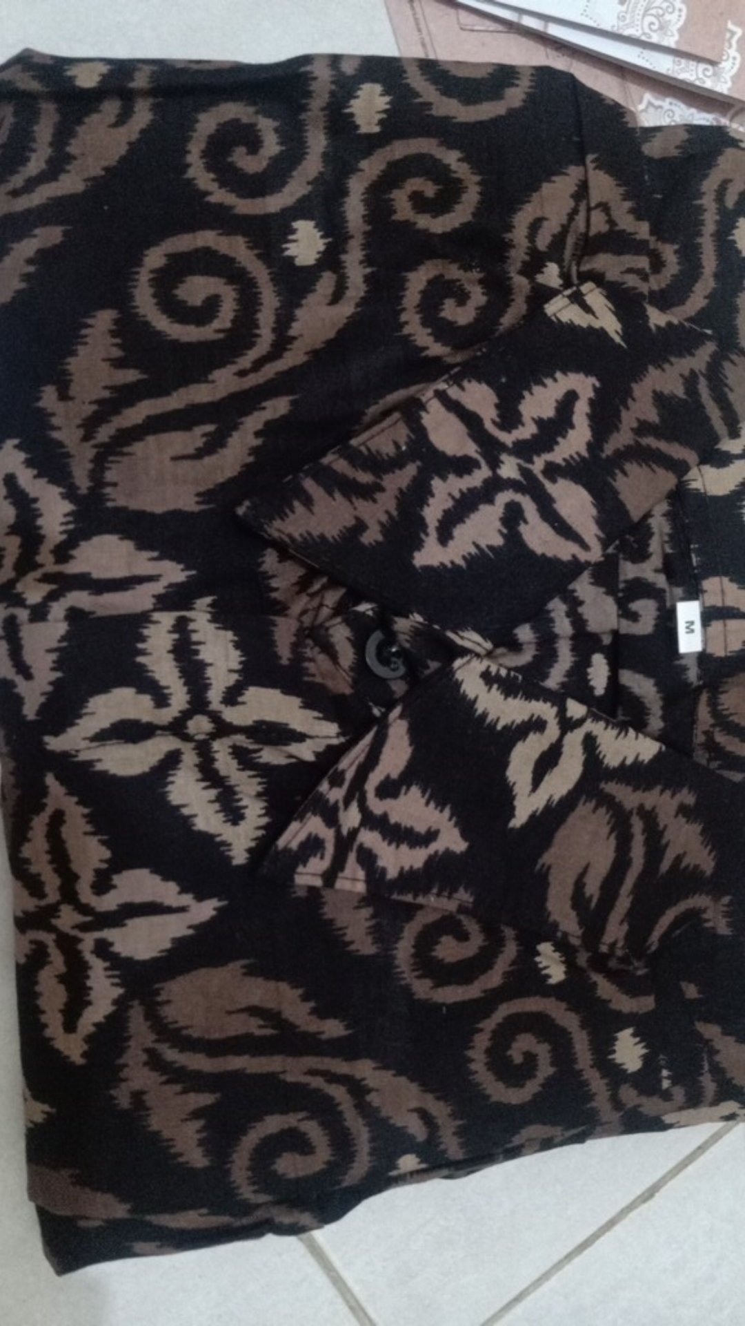 Size M L Xl Xxl Xxxl Kemeja Batik Songket Pria Lengan Panjang Full Varian Motif