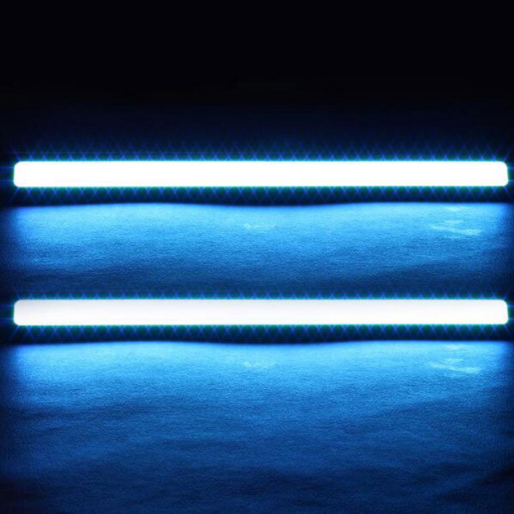 1pc Lampu Led Cob 17cm 12v Eksternal Anti Air Warna Putih Biru Merah Untuk Drl Mobil