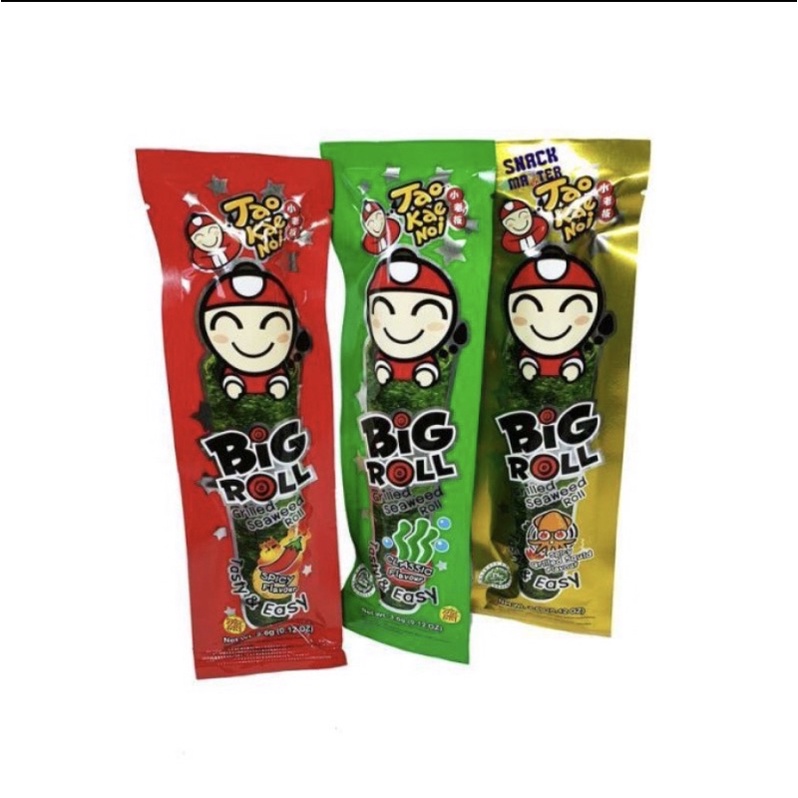 TAO KAE NOI BIG ROLL SEAWEED 3.6 GRAM ECER ( 1 PC )