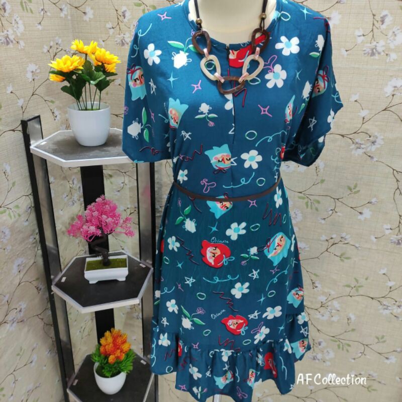 Daster ruffle viral RESLETING | Daster | Daster wanita | Fashion | Fashion Wanita