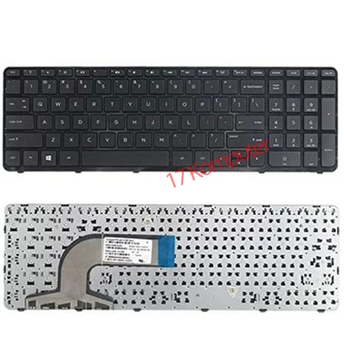 Keyboard HP Pavilion 15 A 15 E 15 N 15 D 15 F 15 G 15 H 15 R HITAM