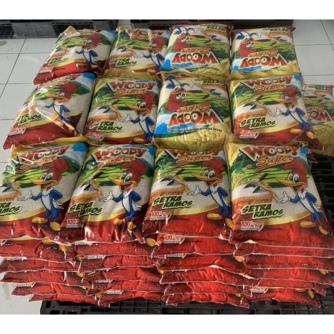 

Beras Super Woody 5 Liter - Isi 3 Pax, Promo Murah Kebangetan