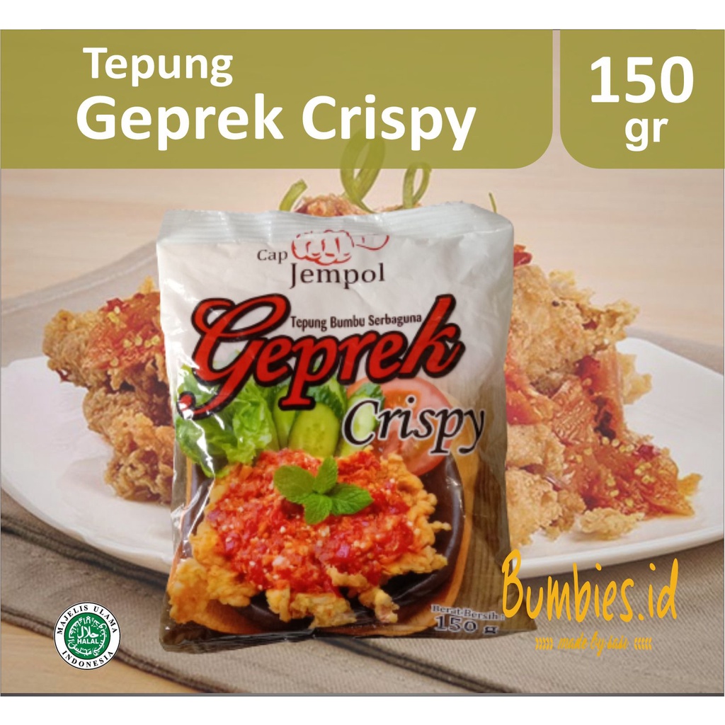 Tepung Bumbu Geprek Crispy Cap Jempol 150gram