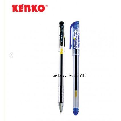

Pulpen Kenko Easy Gel 0.5 mm Warna Hitam,Biru - Perpcs /balpoint gel/Gel pen