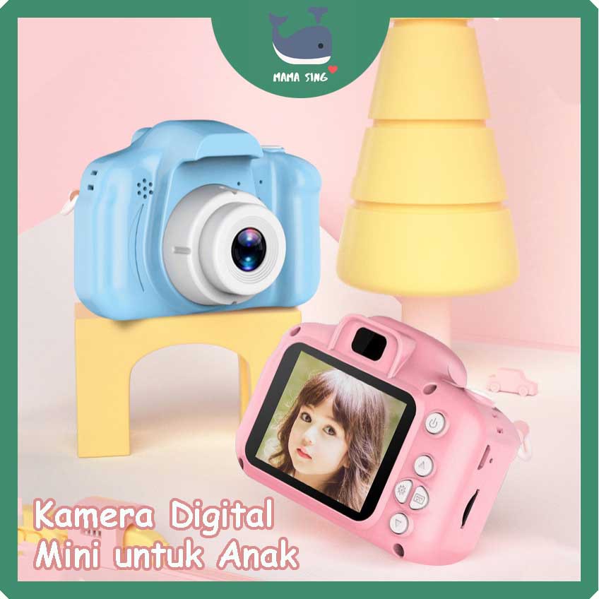 Kids Camera Kamera  Digital Mini Anak DSLR Mainan  