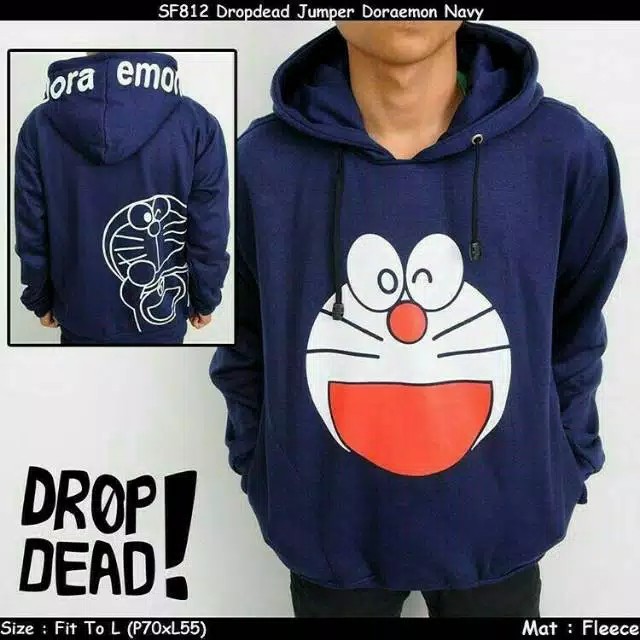 Sweater doraemon unisex sweater hoodie