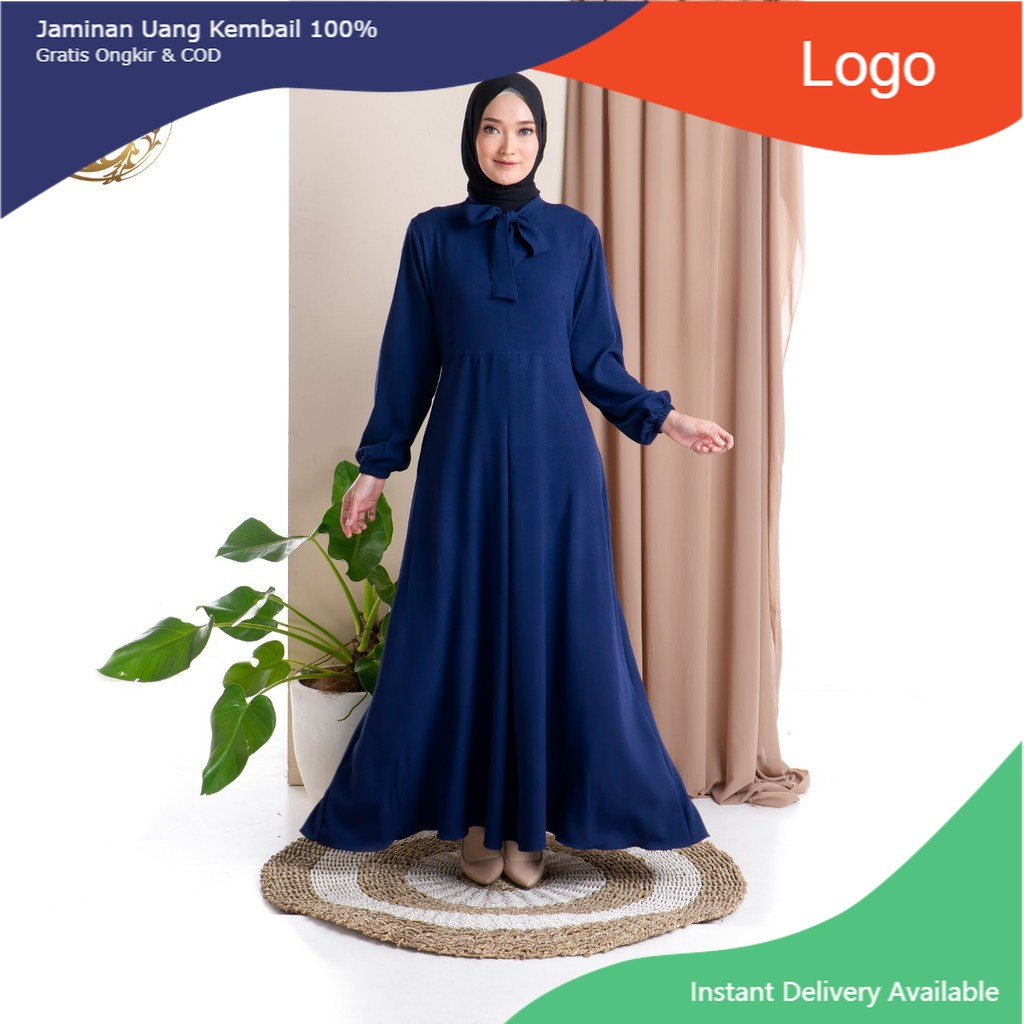 Alisha Dress 6 | Fashion Muslim Baju Gamis | Gamis Anak Perempuan Remaja Kekinian | Bisa COD | Abaya Polos | Busui Friendly | Dress Muslimah Kondangan OOTD | Midi Dress | Set Korean Style | Baju Gamis Jumbo | OOTD Hijab | Gamis Navy Polos | Casual Dress |