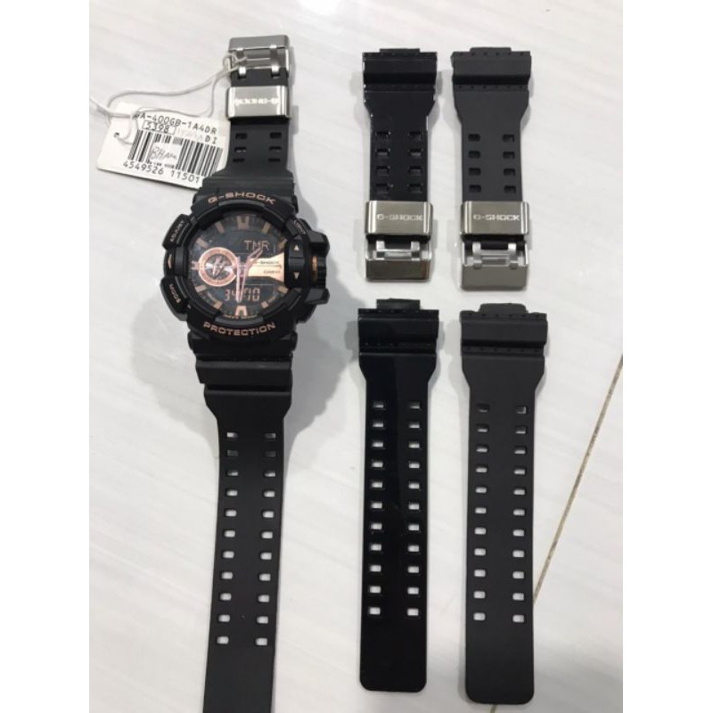 TALI JAM TANGAN KARET CASIO G-SHOCK GA-400