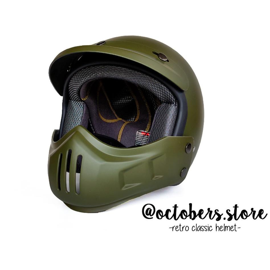 Bayar Dirumah ! HELM CAKIL MODULAR (HALF FACE / FULL FACE) - HELM RETRO - HELM BOGO