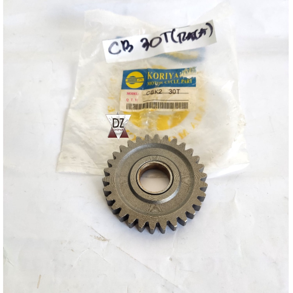 KORIYAMA GIGI RASIO TRANMISI CB 100 K2 CB125 CB100 K2 CB 125 MATA 30T