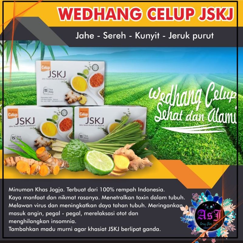 

Wedhang Uwuh JSKJ - Wedhang Uwuh Celup Wedhang Rempah JSKJ Jahe Sereh Kunyit Jeru purut