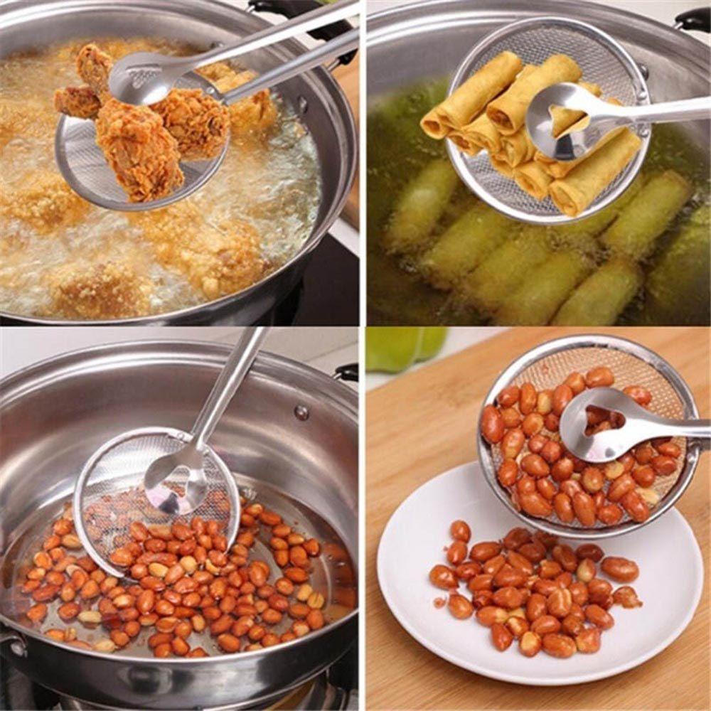 [Elegan] Food Clip Filter Penggorengan Mesh Fryer Tong