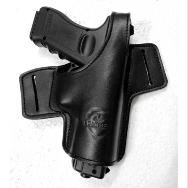 Holster Sarung Pistol Sabuk Glock, FN