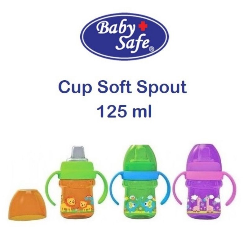 Baby Safe Cup With Silicone Spout 125 ml (AP005)/Gelas Minum Bayi Anak