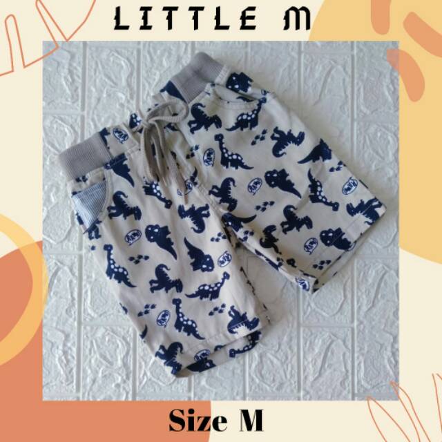 Celana pendek little m / celana pendek anak little