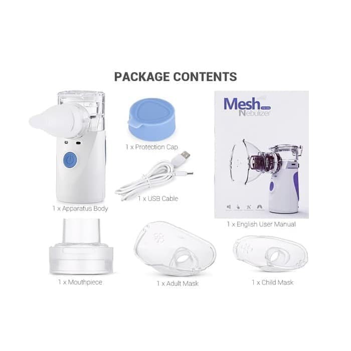 Portable Mesh Nebulizer Inhaler for Asthma Respiratory Vapor YM-252