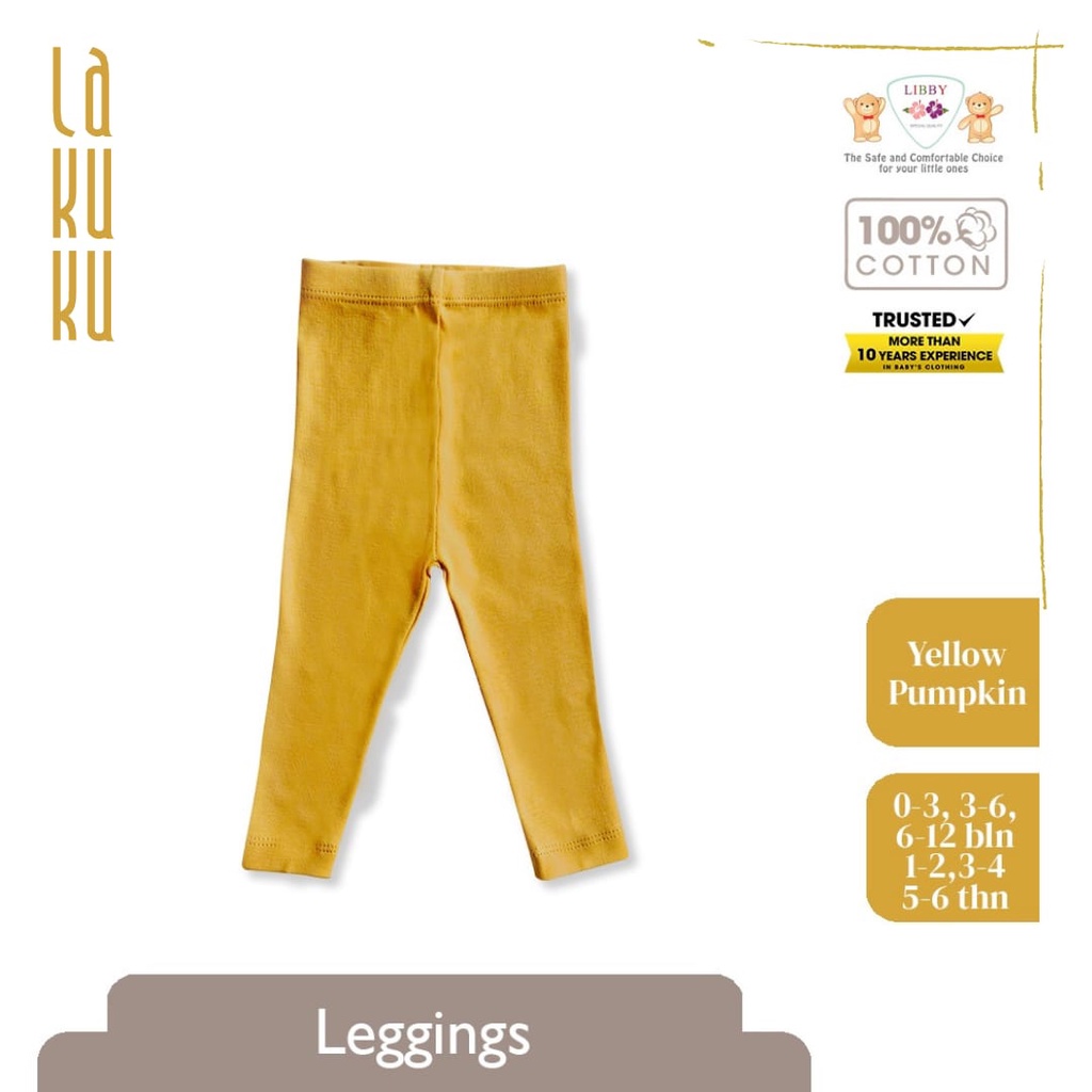 Lakuku - Libby Baby Celana Legging Bayi Anak seri Set A Unisex