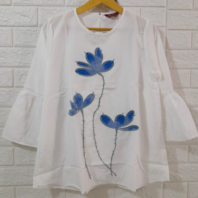 BLOUSE / ATASAN / PAKAIAN WANITA / TREND / SIFON / MODERN / IMPORT IMMORTAL STYLE WANITA FASHION BOR