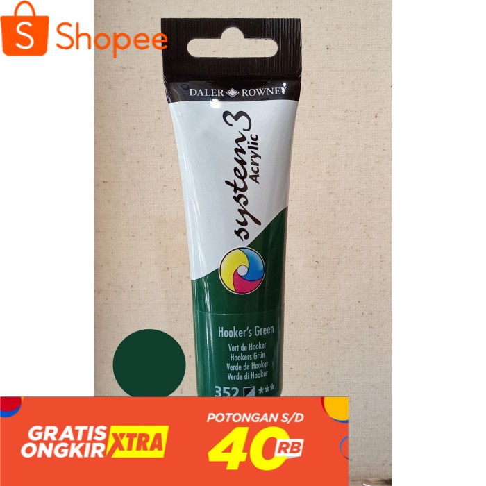 

Cat Akrilik System 3 59 ml warna Hookers Green
