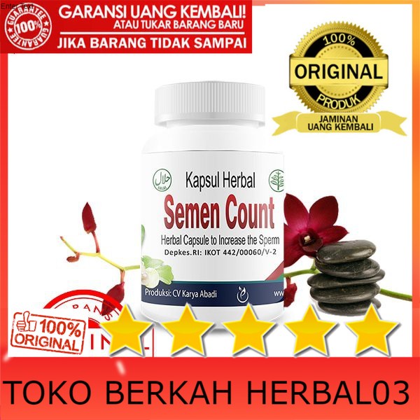 100% ASLI Paket Kesuburan - Obat Kuat Herbal Penambah Sperma Semen Count Pengental Sperma Semen Boos