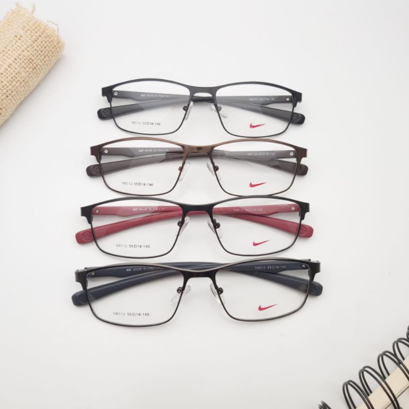 KACAMATA NIKE 8512 SIZE 55-18-140 (BISA COD)/kacamata antiradiasi/kacamata sporti/kacamata photocrom