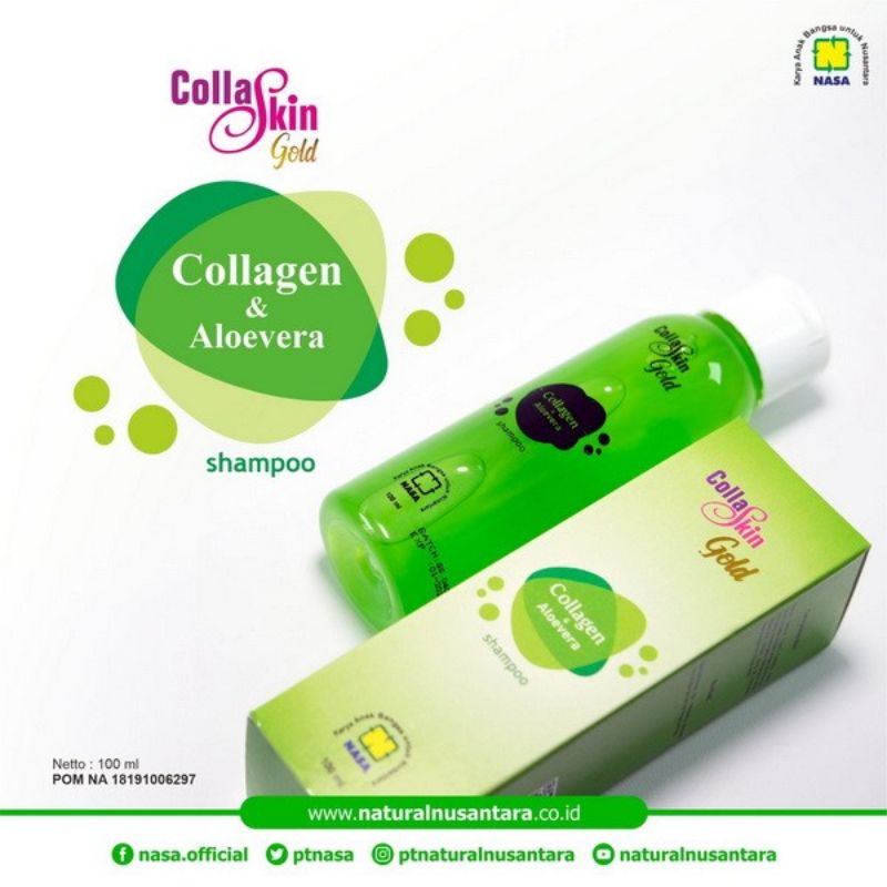 COLLASKIN SHAMPO COLLAGEN NASA Penumbuh dan Penyubur Rambut Tercepat - Shampo Anti Rontok - Shampo P