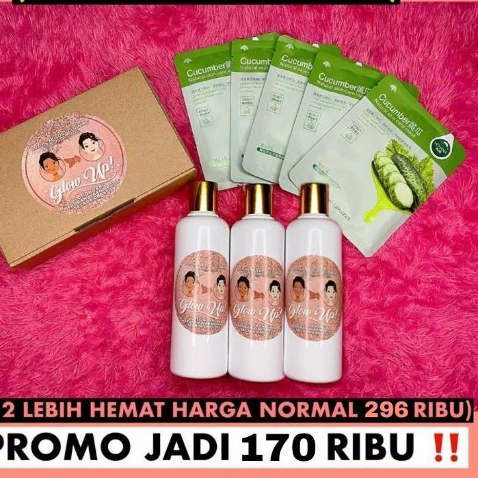 ♣ PEMUTIH SUPER GLOW UP | GLOWUPINDO | GLOWUPID | 3PCS ✥