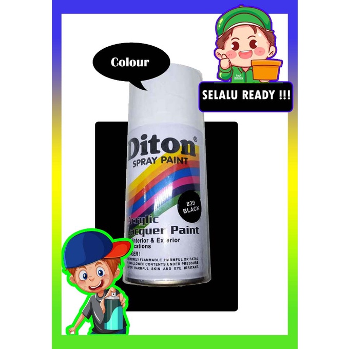 Diton Cat Semprot Diton Aeresol Paint 300cc Cat Spray Diton 300cc Cat Spet Diton 300 cc Jenis Pylox 