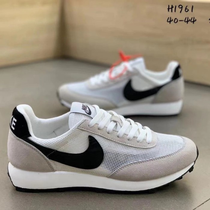 Gwgf Sepatu Nike Running Pria Original Abu Hitam Sepatu Nike Abu Hitam - Ligh Grey Black, 40