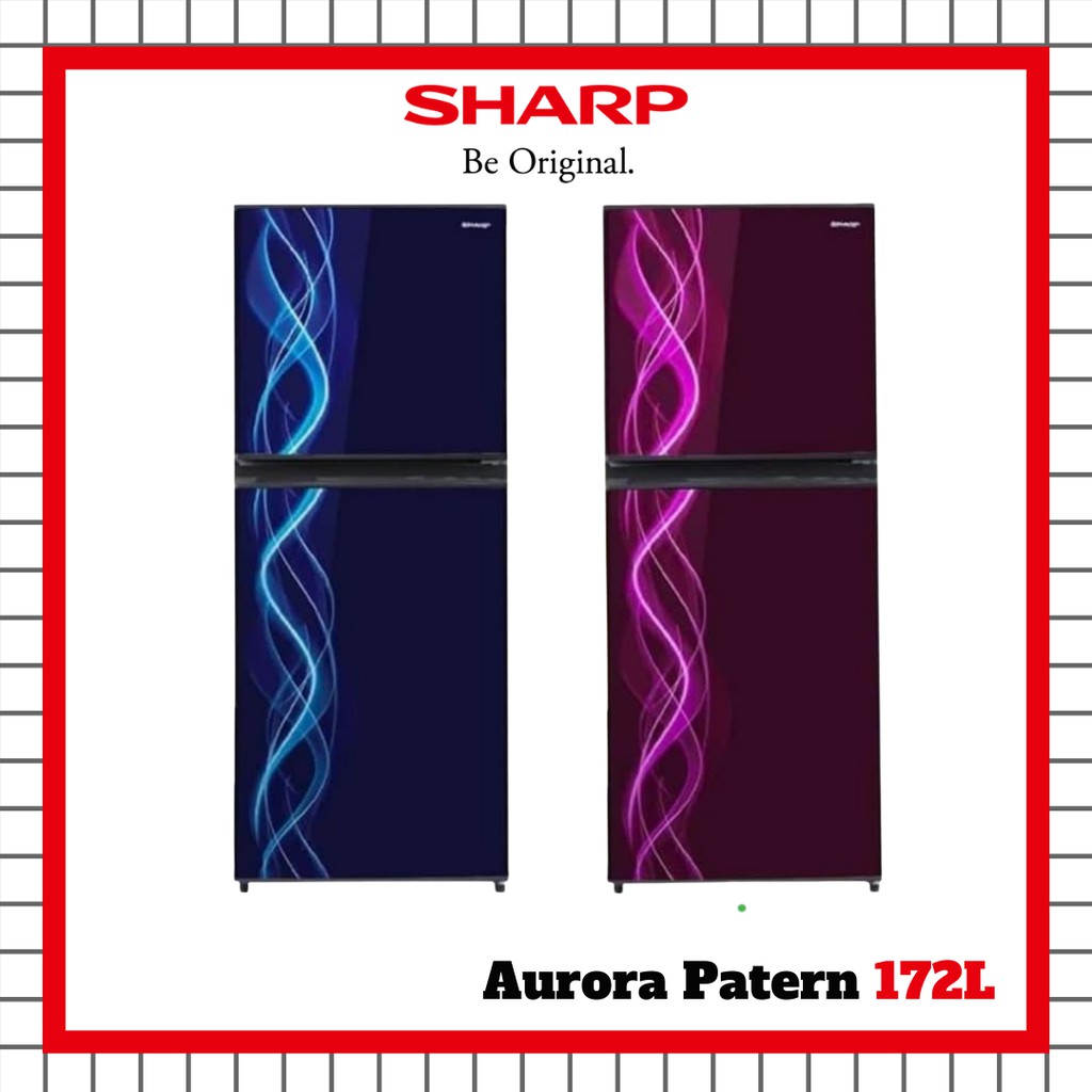 LEMARI ES SHARP 2 PINTU SJ-N197ND-VB2/VP2 / KULKAS SHARP 2 PINTU SJ-N197ND-VB2/VP2