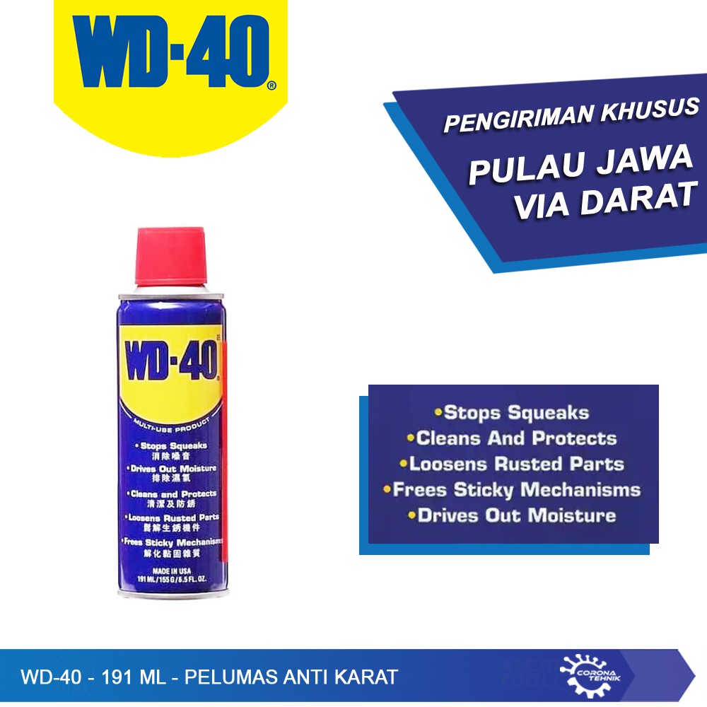 WD40 - 191 ml - Pelumas Anti Karat