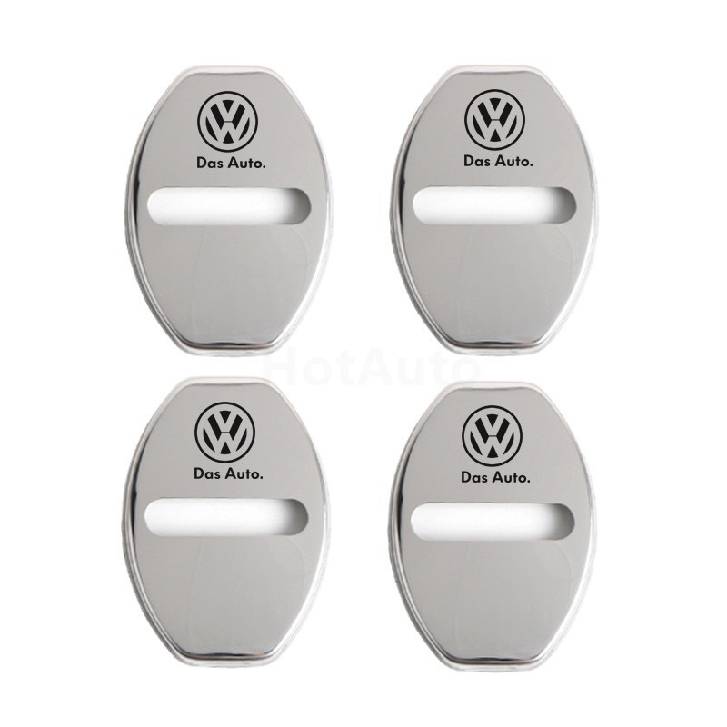 4pcs Kunci Pintu Mobil Bahan Stainless Steel Untuk Volkswagen Tiguan Passat Touran Jetta Polo Caddy Golf