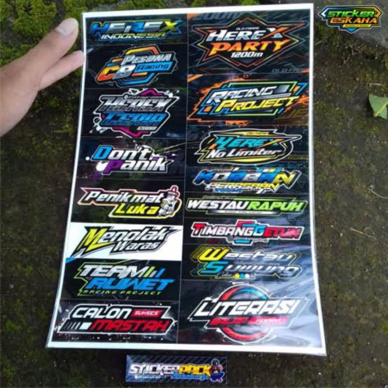 

stiker racing