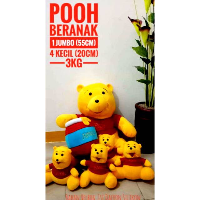BONEKA POOH BONEKA WINNIE THE POOH BERANAK BONEKA BERANAK BONEKA WINNIE THE POOH