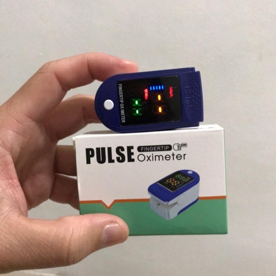 Fingertip Pulse Oximeter Sp02 Led Monitor - Pengukur Kadar Oxigen Oxy